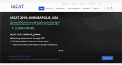 Desktop Screenshot of iacat.org